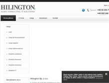 Tablet Screenshot of hilington.com